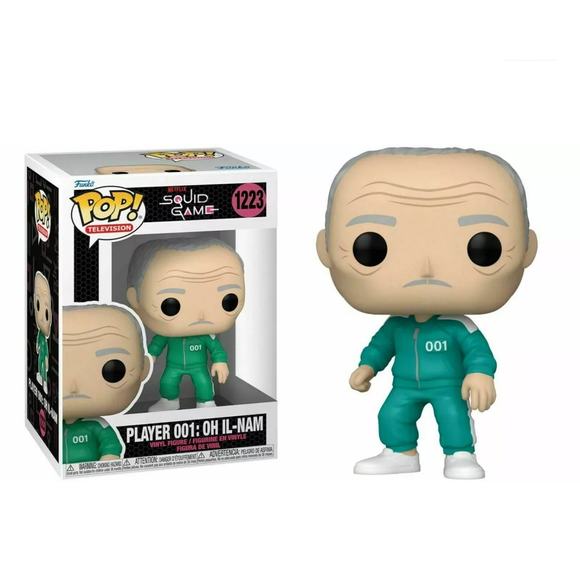 NIB Player 001: Oh Il-Nam Squid Game Funko Pop - Picture 1 of 7